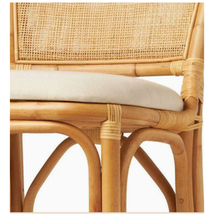 Tabouret de bar haut Tatum Counter, revêtement en rotin naturel plat tressé, durable, pour bar à domicile et salle à manger - Product Image 6