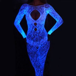 Fabriek Groothandel Body Sokken Lichtgevende Sexy Body Kous Uitgehold Visnet Kous Skinny Panty Panty - Product Image 6