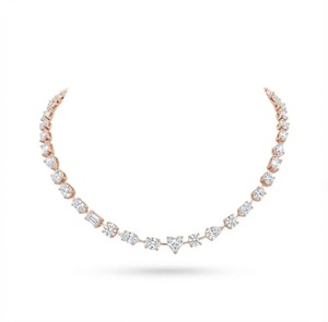 Collar de Diamantes Solitario en Forma de Corazón - Oro de 9k, 14k, 18k - Product Image 5
