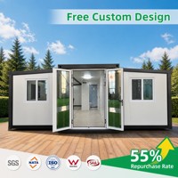 Fabrikpreis 20ft Doppelflügel-Erweiterbare Containerhaus mit Küche und Bad im Minimalistischen Design für Hotelnutzung und Wohnzwecke
