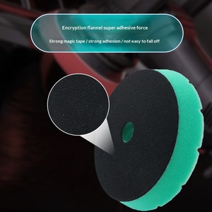 Nouvel ensemble de tampons de polissage en éponge à motif tourbillon, design amélioré, dispersion thermique supérieure, tampons de polissage de <span class=keywords><strong>voiture</strong></span> OEM sûrs pour polisseuses rotatives à double <span class=keywords><strong>action</strong></span> - Product Image 3