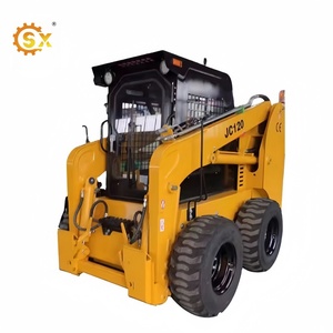 Cargador deslizante de orugas con ruedas superventas de fábrica <span class=keywords><strong>SANXIAN</strong></span>, cargador deslizante de cubo pequeño de 1000 kg y 0,5 centímetros cúbicos - Product Image 5