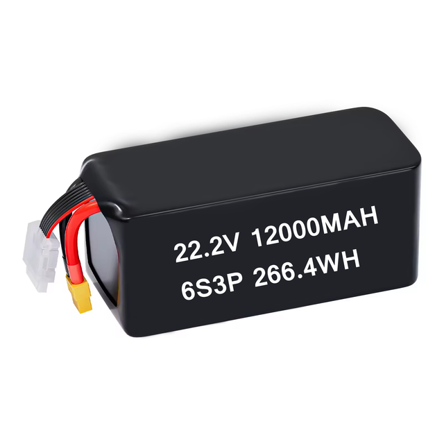 240A UVA Drone Lithium Battery 22.2V 12Ah 12000mAh 6S1P 6S3P XT60 20C Drone Long Range Flying FPV Kamikaze Drone Batteries