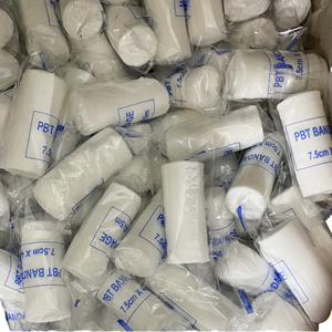 Bandages élastiques PBT, rouleaux <span class=keywords><strong>de</strong></span> <span class=keywords><strong>gaze</strong></span> médicale pour premiers secours, 4 po x 4,1 yards, fournitures <span class=keywords><strong>de</strong></span> premiers secours, <span class=keywords><strong>bandage</strong></span> enveloppant, <span class=keywords><strong>bandage</strong></span> vétérinaire - Product Image 1