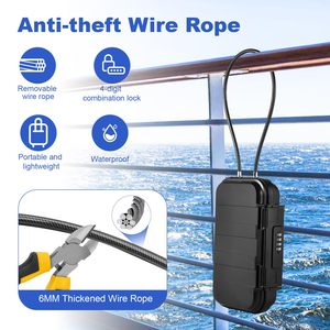 Outdoor Travel Waterproof Password Mobile Phone <b>Box</b> Digital Transparent Combination Portable Safe Beach Travel Safe <b>Lock</b> <b>Box</b> - Product Image 6