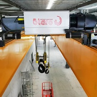 Palans à câble européens à faible hauteur de levage, palans de pont roulant anti-tremblement à faible bruit de 5 et 10 tonnes pour grue à double poutre