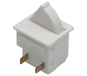Interruptor de Luz de Puerta de Alta Calidad, Repuestos Duraderos para Refrigerador, Interruptor de Puerta de 2 Pines CC, Interruptor de Puerta de Plástico Blanco para Refrigerador - Product Image 1