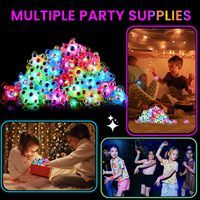 Gelang Jam Tangan LED Menyala, Berkedip, Menyala dalam Gelap untuk Anak-anak, Souvenir Pesta, Mainan Kantong Goodie Bag
