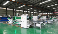 Chine CNC routeur porte en bois conception CNC découpeuse 3 axes CNC nidification Machine à bois avec étiquetage automatique