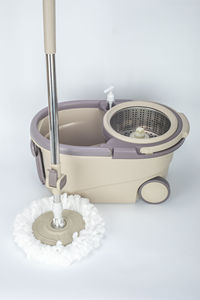 ชุดถังไม้ถูพื้นแบบหมุนได้สองรอบ360องศาตะกร้าพลาสติกไม้ถูพื้นสะอาด - Product Image 5
