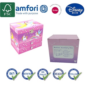 Caja Musical <span class=keywords><strong>para</strong></span> Joyas Jakos con 2 Cajones y Canción - Regalo <span class=keywords><strong>para</strong></span> Cumpleaños, <span class=keywords><strong>Navidad</strong></span> y Festividades <span class=keywords><strong>para</strong></span> Niñas - Product Image 4