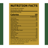 Poudre de Spiruline OEM ODM Non-OGM Végétalienne Sans Gluten Riche en Protéines et Potassium, Nutriments Naturels, Booste l'Énergie pour la Cuisson et les Smoothies