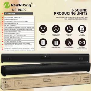 ลำโพงซาวด์บาร์ตั้งโต๊ะ NR7019C 50W สำหรับทีวี เสียงยาวนาน พร้อมเอฟเฟกต์เสียงสะท้อนแบบ <span class=keywords><strong>Echo</strong></span> Wall รองรับคาราโอเกะ เชื่อมต่อผ่านบลูทูธ พร้อมรีโมทคอนโทรล เสียงรอบทิศทาง 3 มิติ คุณภาพเสียงระดับไฮไฟ - Product Image 5