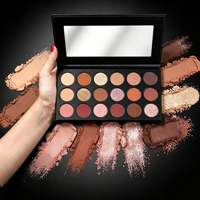 Palette de fards à paupières nude vegan très vendue, DIY, multicolores, haute pigmentation, maquillage pour les yeux, palette de fards à paupières imperméable, tons terre