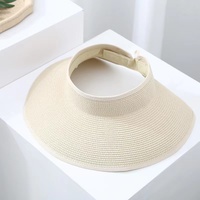 Topi floppy berbahan kertas dengan bordir logo, gaya modis, pinggiran yang dapat dilipat, pita bunga, cocok untuk olahraga, perjalanan, memancing, santai, dan bersepeda.