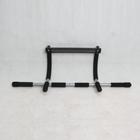 Barre de traction horizontale réglable en métal pour la musculation, montée sur porte