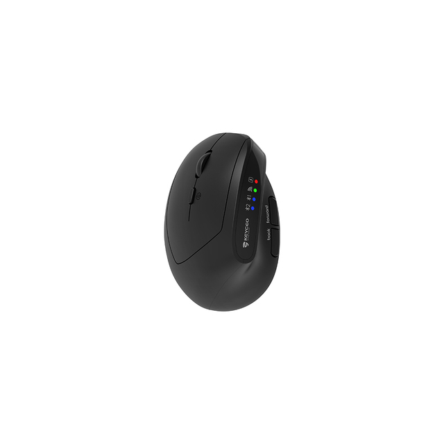 Left Hand Wireless 2.4G Bluetooth Dual-mode Mouse Vertical Ergonomics Design Rechargeable Office Use Mouse