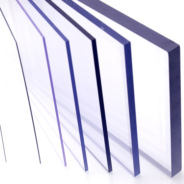 Factory Direct 3mm clear Color UV Polycarbonate Solid Skylight Panel Roof Sheet for Greenhouse Pc Glass