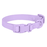 Étiquette personnalisée en PU avec lettres perlées, résistante, imperméable et réglable, pour accessoires de collier de chien
