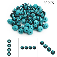 Clips de fixation en plastique verts pour panneaux de porte, rivets automobiles, attaches pour garnitures de porte et pare-chocs, neufs pour E53