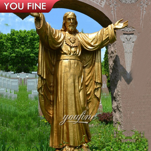 Sculptures de la victoire <span class=keywords><strong>Christ</strong></span> avec jésus, Statue en Bronze, taille de vie, le sacré, cœur de jésus - Product Image 1