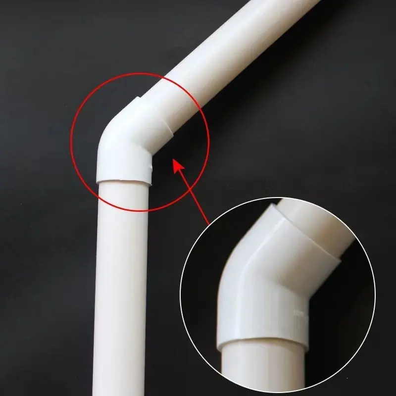High Quality Chinese Factory PVC Water Supply Pipe Fittings Manufacturers Direct UPVC 45 Degree Elbows With High Quality