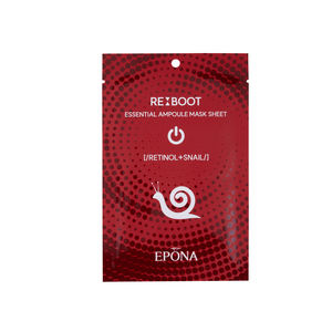 Masque en feuille éclaircissant à la filtration de sécrétion d'escargot et à la niacinamide, masque facial éclaircissant et minimisant les pores pour une peau éclatante - Product Image 2