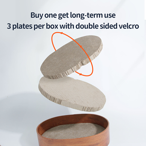 Produk hewan peliharaan 2025 Vietnam 3-in-1Cat <span class=keywords><strong>Scratcher</strong></span> bentuk L kayu dalam ruangan warna kucing menggaruk kardus besar - Product Image 3