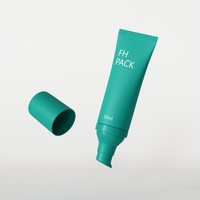 Tube souple en plastique PE écologique et durable avec pompe pour crème hydratante
