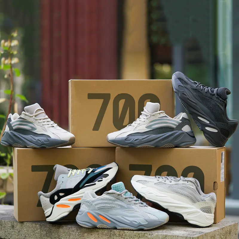 Новинка 2022, дизайнерские оригинальные высококачественные мужские кроссовки Yeezy 700, модная повседневная спортивная обувь для бега