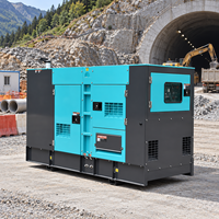 Générateur diesel silencieux à refroidissement par eau 30 kVA 24 kW, groupe électrogène compact de secours pour chantier de construction