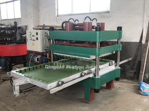 Machine de fabrication de dalles de sol en caoutchouc avec chauffage programmable et polymérisation, unité de traitement d'atelier architecturale pour motifs personnalisés - Product Image 3
