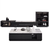 Table basse et meuble TV modernes en bois, écologiques, personnalisables et de haute qualité pour appartements et hôtels