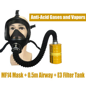Venta Directa de Fábrica, Máscara de Gas Completa con Certificación CE, con Cartucho de Nivel 3, Protección Contra Gases Ácidos - Product Image 3