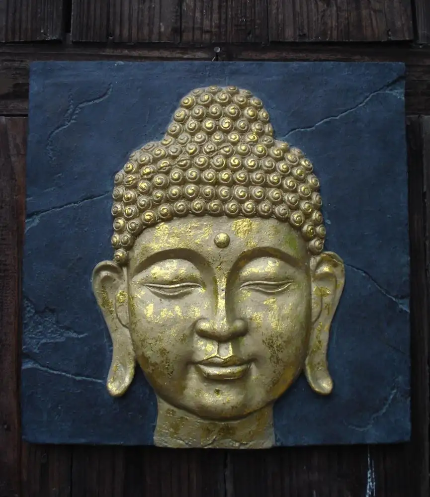 Fiberclay vàng Phật đầu Hội Đồng Quản trị, Phật đầu tường mảng bám thủ công mỹ nghệ và quà tặng