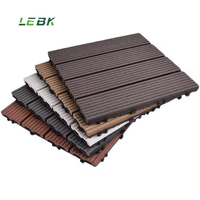 Plancher en bois composite antidérapant et ignifuge à emboîtement facile pour extérieur, vente directe usine, produit phare