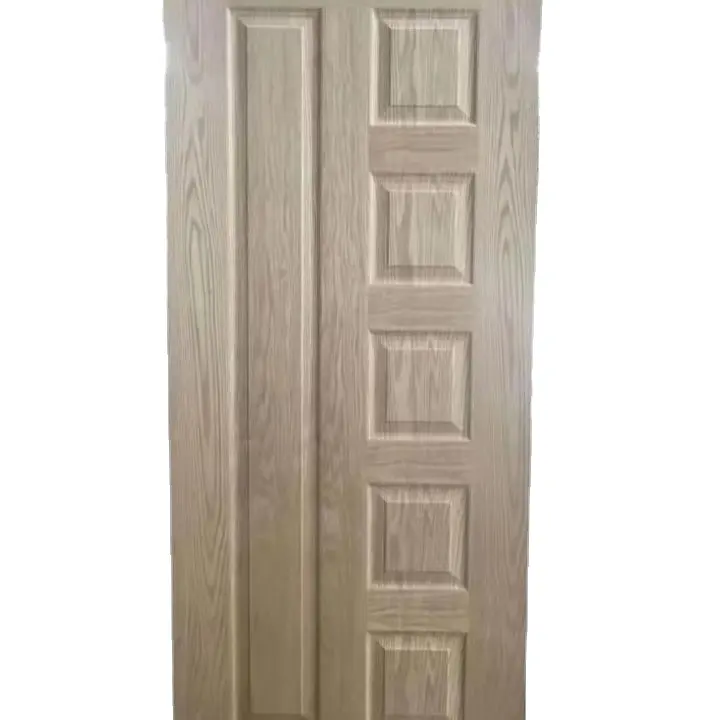 HDF Cetakan Kulit Pintu Veneer Oleh Ash/Jati/Sapeli/Oak