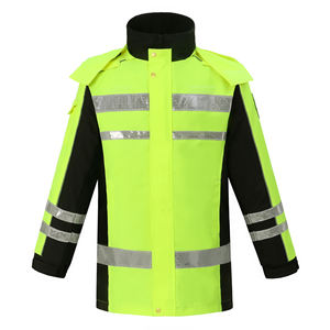 Veste de devoir réfléchissante haute visibilité pour filles Protection polyvalente chaude et confortable pour le travail de nuit Escort Caractéristique imperméable - Product Image 3