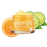 Crème Visage Marque Blanche Bio à l'Arbutine et Vitamine C Anti-Rides Hydratante Éclaircissante et Blanchissante Anti-Taches Noires