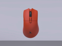 Souris 1K de conception ultra-légère Triple Mode 500mAh Batterie PAW3395 Taux d'interrogation 1000Hz Souris de jeu 26000 DPI pour engrenages de jeu