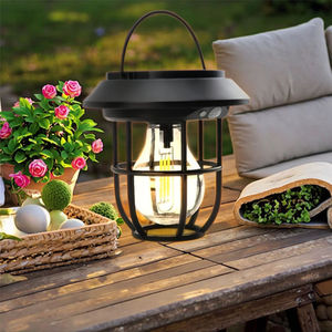 Lampes solaires rétro pour jardin, éclairage paysager LED, détecteur de mouvement, lampe de chemin, lampe de camping - Product Image 5