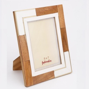Indian Supplier's Natural Wood Horn Resin MDF <b>Metal</b> <b>Photo</b> <b>Frame</b> Customizable Logo Hanging and Sitting Support - Product Image 4