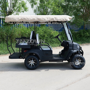 Vente directe usine – Voiturette de golf électrique 4 places avec coffre de chargement, véhicule utilitaire pour parcours de golf, parcs, campus et zones industrielles - Product Image 5