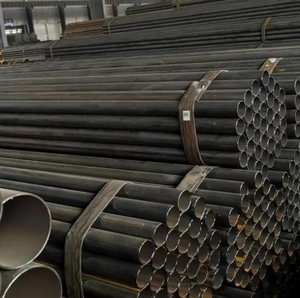 Tubo de hierro redondo negro ERW Tubos de acero soldados para andamios de construcción Estándares de exportación globales - Product Image 2