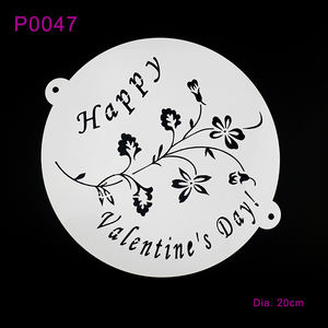 AK Set de pochoirs à gâteau en plastique personnalisés Outils de déco fondant réutilisables - Product Image 3