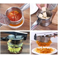 Alat Penghancur Kentang Manual dari Baja Tahan Karat Berkualitas Tinggi, Penghancur Sayuran dan Buah, Peralatan Dapur untuk Puree, Makanan Bayi, Restoran.