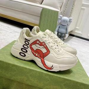 <span class=keywords><strong>Mew</strong></span> GG รองเท้าหนังแท้ดีไซเนอร์หรูรองเท้าผ้าใบหนาสำหรับผู้ชายผู้หญิงรองเท้าเดินทันสมัยโลโก้ดั้งเดิม - Product Image 6