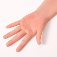 Guantes de mano para mujer con textura de piel altamente simulada, cubierta de brazo tipo prótesis para cicatrices, disfraz de crossdresser, cubierta para cicatrices de cosplay