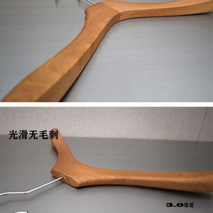Gỗ phổ biến quần áo móc cho hàng may mặc hiển thị - Product Image 4