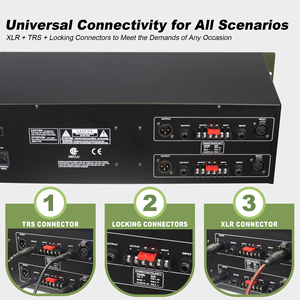 2231 Professional Dual 31 Band <strong>Audio</strong> Equalizer with <strong>NR</strong> &amp; HPF,Rack Mount Sound Tuner for KTV,Home Theater,Small Live Performance - Product Image 5